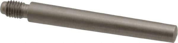 Value Collection - Size 5, 0.287" Large End Diam, Passivated Stainless Steel 1/4-28 Threaded Taper Pin - Grade 303, 18-8, 2 Pin Length - USA Tool & Supply
