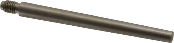 Value Collection - Size 5, 0.287" Large End Diam, Passivated Stainless Steel 1/4-28 Threaded Taper Pin - Grade 303, 18-8, 3 Pin Length - USA Tool & Supply