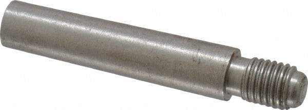 Value Collection - Size 6, 0.339" Large End Diam, Passivated Stainless Steel 5/16-24 Threaded Taper Pin - Grade 303, 18-8, 1-1/2 Pin Length - USA Tool & Supply