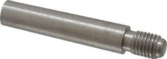 Value Collection - Size 6, 0.339" Large End Diam, Passivated Stainless Steel 5/16-24 Threaded Taper Pin - Grade 303, 18-8, 1-1/2 Pin Length - USA Tool & Supply