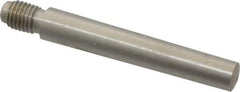 Value Collection - Size 6, 0.339" Large End Diam, Passivated Stainless Steel 5/16-24 Threaded Taper Pin - Grade 303, 18-8, 2 Pin Length - USA Tool & Supply