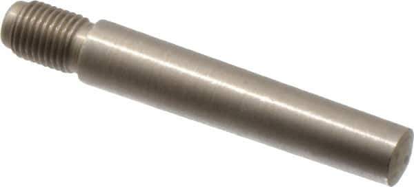 Value Collection - Size 7, 0.407" Large End Diam, Passivated Stainless Steel 3/8-24 Threaded Taper Pin - Grade 303, 18-8, 2 Pin Length - USA Tool & Supply