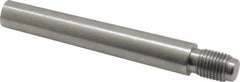 Value Collection - Size 8, 0.49" Large End Diam, Passivated Stainless Steel 7/16-20 Threaded Taper Pin - Grade 303, 18-8, 3 Pin Length - USA Tool & Supply