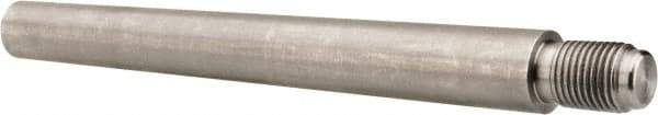 Value Collection - Size 9, 0.589" Large End Diam, Passivated Stainless Steel 1/2-20 Threaded Taper Pin - Grade 303, 18-8, 5 Pin Length - USA Tool & Supply
