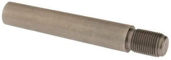 Value Collection - Size 10, 0.704" Large End Diam, Passivated Stainless Steel 5/8-18 Threaded Taper Pin - Grade 303, 18-8, 3-1/2 Pin Length - USA Tool & Supply