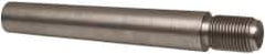 Value Collection - Size 10, 0.704" Large End Diam, Passivated Stainless Steel 5/8-18 Threaded Taper Pin - Grade 303, 18-8, 4 Pin Length - USA Tool & Supply