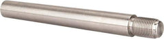 Value Collection - Size 10, 0.704" Large End Diam, Passivated Stainless Steel 5/8-18 Threaded Taper Pin - Grade 303, 18-8, 5 Pin Length - USA Tool & Supply