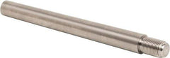 Value Collection - Size 10, 0.704" Large End Diam, Passivated Stainless Steel 5/8-18 Threaded Taper Pin - Grade 303, 18-8, 6 Pin Length - USA Tool & Supply