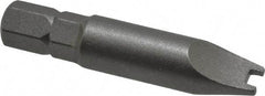 Value Collection - #8 Spanner Screwdriver Bit - 1-1/2" OAL - USA Tool & Supply