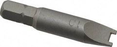 Value Collection - #10 Spanner Screwdriver Bit - 1-1/2" OAL - USA Tool & Supply