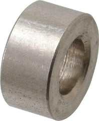 Electro Hardware - 0.257" ID x 1/2" OD, 1/4 Screw, Grade 18-8 & 303 Stainless Steel Female Unthreaded Circuit Board Spacer - Round Body, Uncoated, 1/4" OAL - USA Tool & Supply