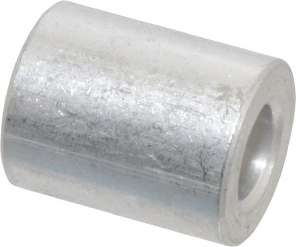 Electro Hardware - #8 Screw 1-7/16" OAL 0.166" ID x 3/8" OD Round Aluminum Circuit Board Spacers - USA Tool & Supply