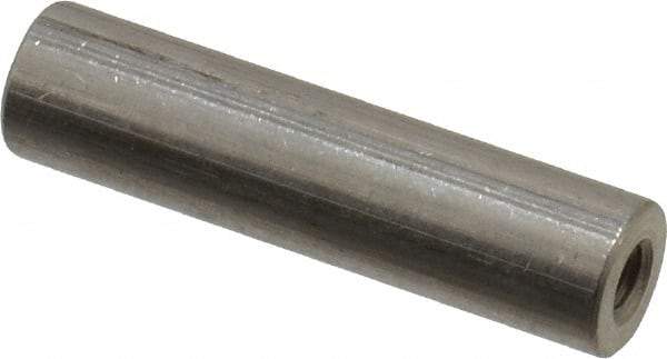 Electro Hardware - #4-40, 1" OAL, Stainless Steel Round Fully Threaded Female Circuit Board Standoffs - 1/2" Thread Depth, 1" Body Length, Bright Finish - USA Tool & Supply