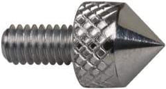 Mitutoyo - M2.5x0.45, 5mm Ball Diam, Carbide 90 ° Conical Contact Point - 5mm Contact Point Length, Use with AGD 1,2,3,4 - USA Tool & Supply