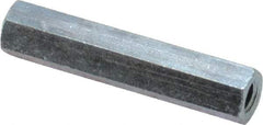 Electro Hardware - #8-32, 1-1/4" OAL, 1/4" Across Flats, Steel Hex Female Circuit Board Standoffs - 1-1/4" Body Length, Zinc-Plated Finish - USA Tool & Supply