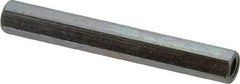 Electro Hardware - #10-32, 2" OAL, 1/4" Across Flats, Steel Hex Female Circuit Board Standoffs - 2" Body Length, Zinc-Plated Clear Chromate Finish - USA Tool & Supply