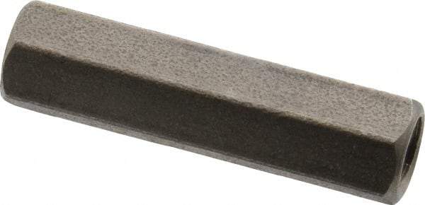 Electro Hardware - #10-32, 1" OAL, 1/4" Across Flats, Stainless Steel Hex Female Circuit Board Standoffs - 1" Body Length, Bright Finish - USA Tool & Supply