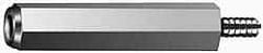 Electro Hardware - #4-40, 1-7/16" OAL, 1/4" Across Flats, Stainless Steel Hex Male/Female Circuit Board Standoffs - 1/4" Thread Depth, 1-1/4" Body Length, Bright Finish - USA Tool & Supply