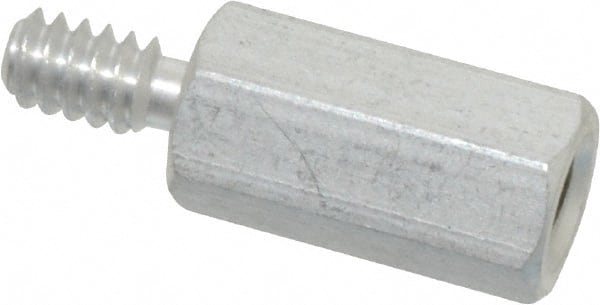 Electro Hardware - #10-32, 1-1/2" OAL, 3/8" Across Flats, Aluminum Male/Female Hex Circuit Board Standoff - USA Tool & Supply