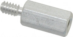 Electro Hardware - M6x1, 22.7mm OAL, 13mm Across Flats, Aluminum Male/Female Hex Circuit Board Standoff - USA Tool & Supply