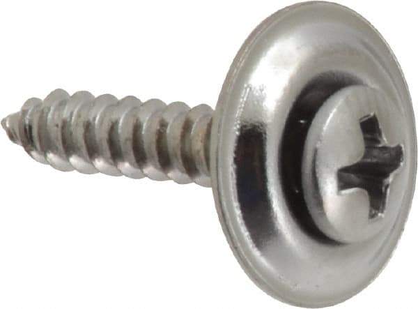 Value Collection - #6 Sems Oval Head Phillips Sheet Metal Screw - Steel, 3/4" OAL, Grade 2 - USA Tool & Supply