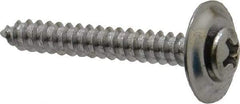 Value Collection - #8 Sems Oval Head Phillips Sheet Metal Screw - Steel, 1-1/4" OAL, Grade 2 - USA Tool & Supply