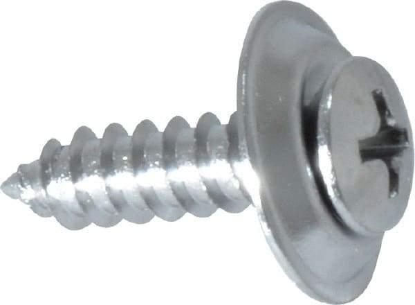 Value Collection - #10 Sems Oval Head Phillips Sheet Metal Screw - Steel, 3/4" OAL, Grade 2 - USA Tool & Supply