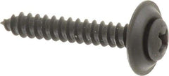 Value Collection - #10 Sems Oval Head Phillips Sheet Metal Screw - Steel, 1-1/4" OAL, Grade 2 - USA Tool & Supply