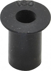 Au-Ve-Co Products - #10-32, 0.562" Diam x 0.04" Thick Flange, Rubber Insulated Rivet Nut - UNF Thread, Neoprene, 5/8" Long x 0.377" Body Diam, 0.665" OAL - USA Tool & Supply