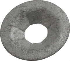 Au-Ve-Co Products - 7/16" OD, Spring Steel Push Nut - Zinc-Plated, 5/32" Shaft Diam - USA Tool & Supply