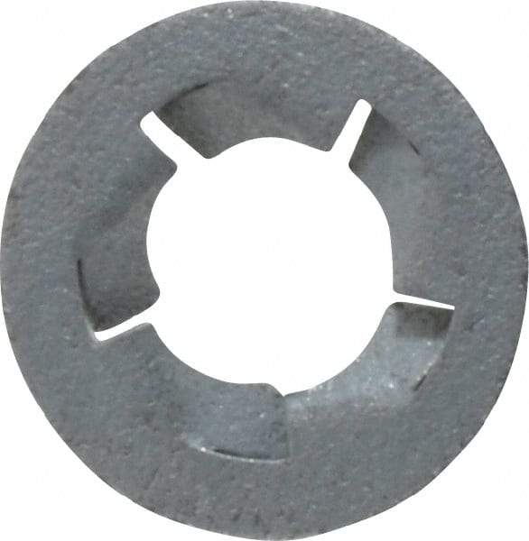 Au-Ve-Co Products - 5/16" Screw, 5/8" OD, Spring Steel Push Nut - Zinc-Plated - USA Tool & Supply