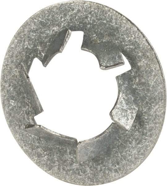 Value Collection - 7/16" Screw, 27/32" OD, Spring Steel Push Nut - Zinc-Plated - USA Tool & Supply