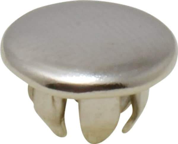 Au-Ve-Co Products - Finishing Plug for 0.035 to 0.062" Thick Panels, for 1/4" Holes - Spring Steel - USA Tool & Supply