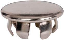 Au-Ve-Co Products - Finishing Plug for 0.037 to 0.078" Thick Panels, for 3/8" Holes - Spring Steel - USA Tool & Supply