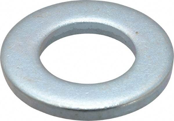 Value Collection - 3/4" Screw, Steel SAE Flat Washer - 13/16" ID x 1-1/2" OD, 9/64" Thick, Zinc-Plated Finish - USA Tool & Supply