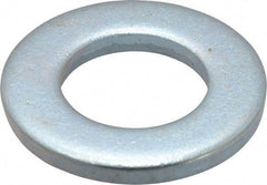 Value Collection - 3/4" Screw, Steel SAE Flat Washer - 13/16" ID x 1-1/2" OD, 9/64" Thick, Zinc-Plated Finish - USA Tool & Supply