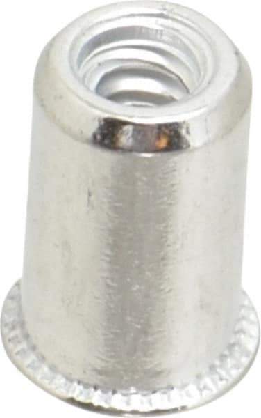 Value Collection - #6-32, 0.01 to 0.08" Grip, #12, Aluminum Standard Rivet Nut - Expander Head - USA Tool & Supply