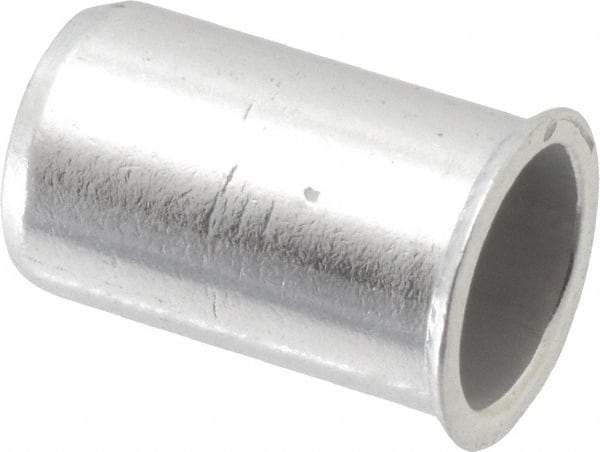 Value Collection - #10-32, 0.01 to 0.08" Grip, Aluminum Standard Rivet Nut - Drill Size Letter F, Expander Head - USA Tool & Supply