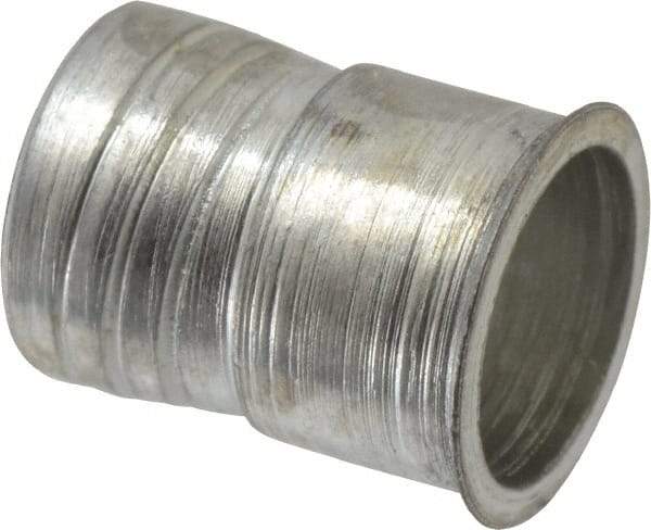 Marson - #10-24, 3/8" OAL, Thread-Sert Threaded Insert - 0.281" Hole Diam, 0.314" Head Diam, Steel - USA Tool & Supply