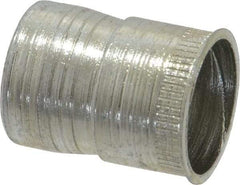 Marson - 3/8-16, 0.74" OAL, Thread-Sert Threaded Insert - 0.562" Hole Diam, 0.6" Head Diam, Steel - USA Tool & Supply