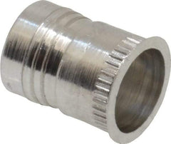 Marson - #10-24, 3/8" OAL, Thread-Sert Threaded Insert - 0.281" Hole Diam, 0.314" Head Diam, Aluminum - USA Tool & Supply