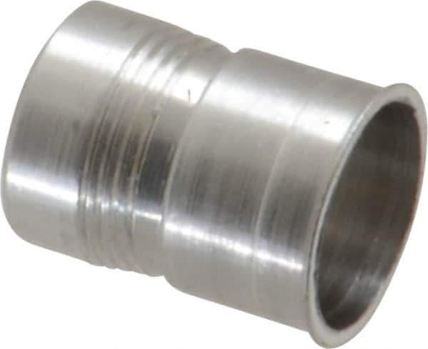 Marson - 1/4-20, 0.51" OAL, Thread-Sert Threaded Insert - 0.391" Hole Diam, 0.408" Head Diam, Aluminum - USA Tool & Supply