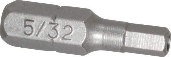 Value Collection - Tamper Resistant Hex Screwdriver Bit - 1" OAL - USA Tool & Supply