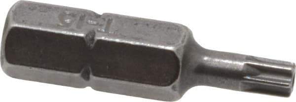 Value Collection - Tamper Resistant Torx Screwdriver Bit - 1" OAL - USA Tool & Supply