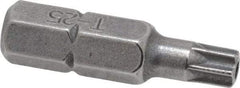 Value Collection - Tamper Resistant Torx Screwdriver Bit - 1" OAL - USA Tool & Supply