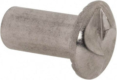 Value Collection - #10-24 Thread Screw & Barrel, Truss Head, One Way Drive, Stainless Steel Sex Bolt & Binding Post - 1/2" Length Under Head, 1/2" Long Barrel, Grade 18-8 - USA Tool & Supply
