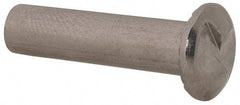 Value Collection - #10-24 Thread Screw & Barrel, Truss Head, One Way Drive, Stainless Steel Sex Bolt & Binding Post - 3/4" Length Under Head, 3/4" Long Barrel, Grade 18-8 - USA Tool & Supply