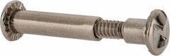 Value Collection - #10-24 Thread Screw & Barrel, Truss Head, One Way Drive, Stainless Steel Sex Bolt & Binding Post - 3/4" Length Under Head, 1" Long Barrel, Grade 18-8 - USA Tool & Supply