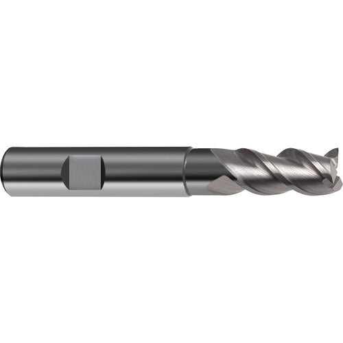 3/4 3FL CARB END MILL W/FLAT-BRIGHT - Exact Industrial Supply