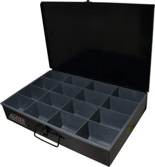 Durham - 1 Drawer, 16 Compartment, Small Parts Assortment Storage Drawer - 12" Deep x 18-1/2" Wide - USA Tool & Supply